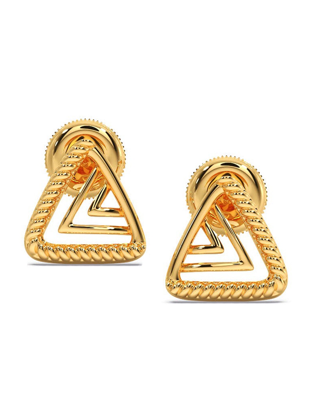 

CANDERE A KALYAN JEWELLERS COMPANY 14K Gold Stud Earrings-1.7gm