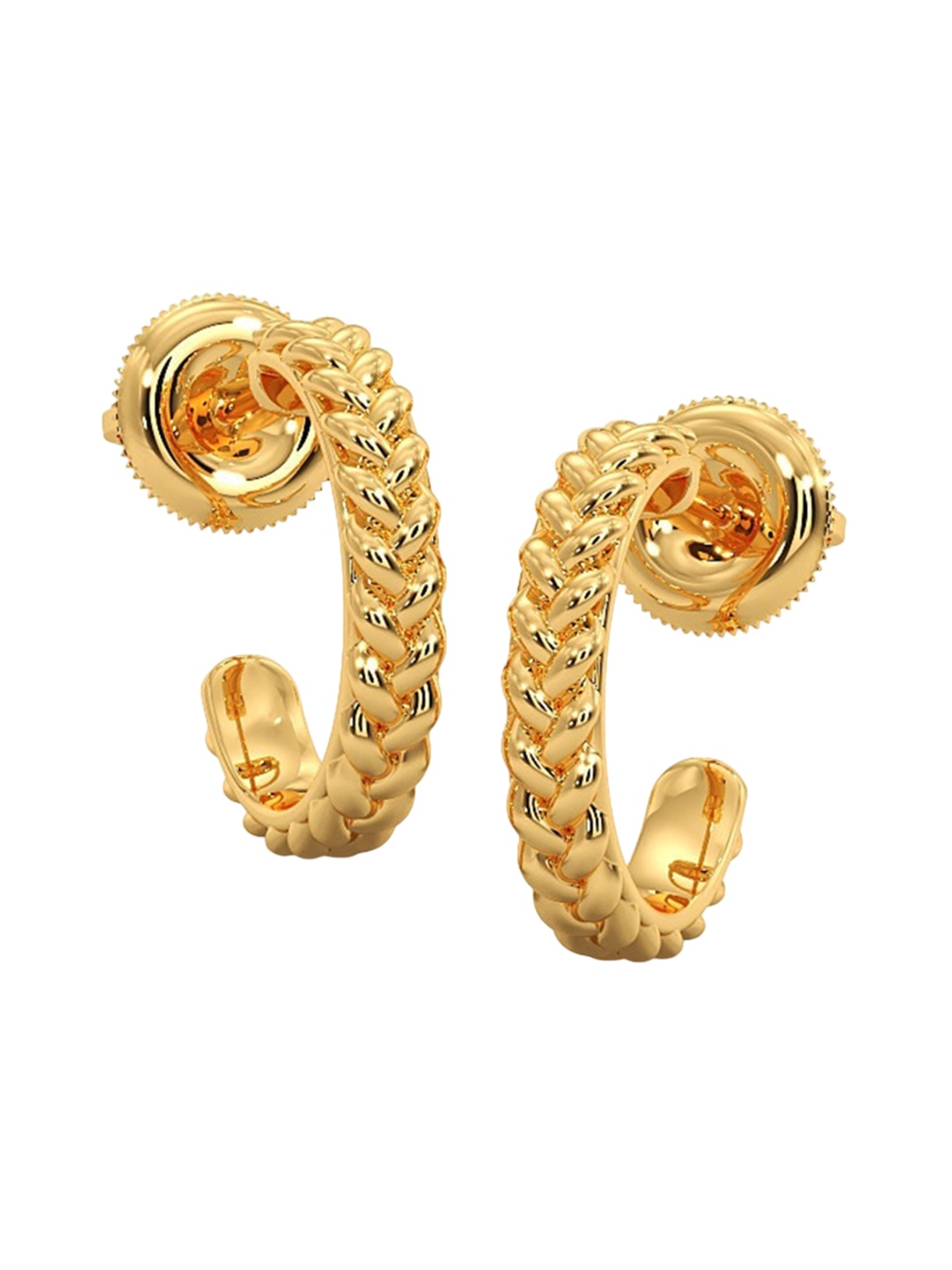 

CANDERE A KALYAN JEWELLERS COMPANY BIS Hallmark 14KT Gold Drop Earrings-1.7gm