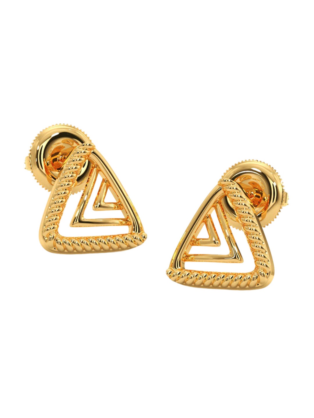 

CANDERE A KALYAN JEWELLERS COMPANY BIS Hallmark 18KT Gold Earrings-2gm
