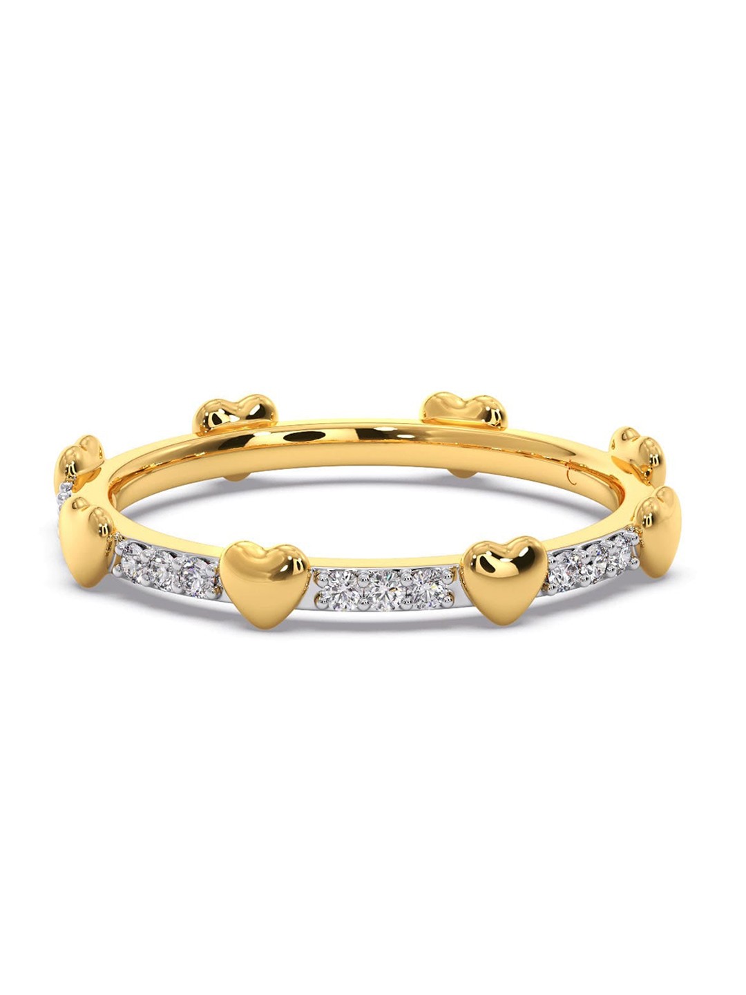 

CANDERE A KALYAN JEWELLERS COMPANY 14KT Gold Diamond Ring- 1.58gm