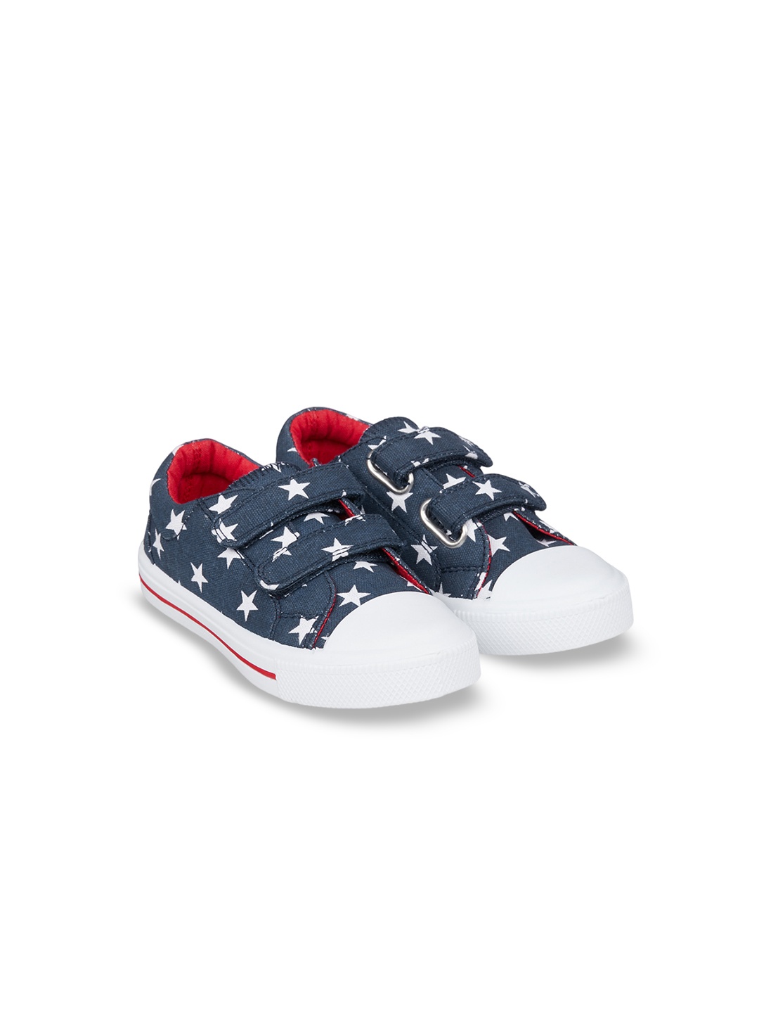

mothercare Boys Printed Canvas Sneakers, Blue