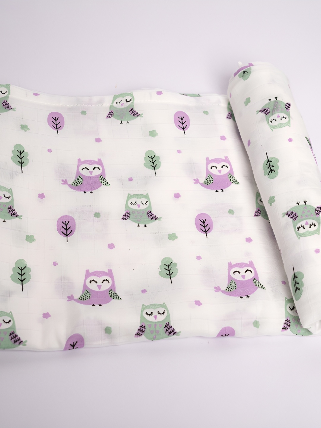 

PLAYFUL STITCHES Baby Swaddle 100% Muslin - 100x100cm, White