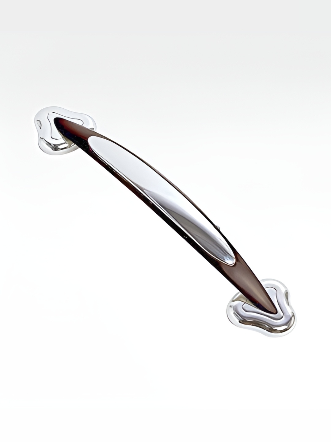 

Rab Silver Toned Black Matte Finish Door Handle
