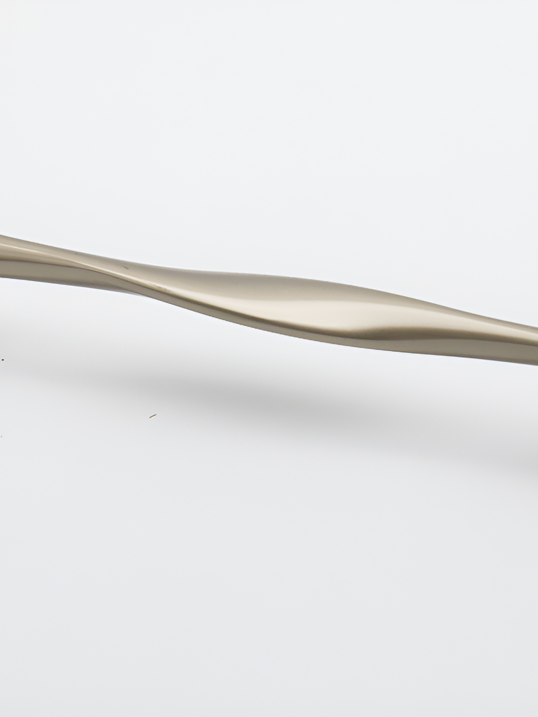 

Rab Silver Toned Glossy Finished Zinc Drawer Handle, Beige