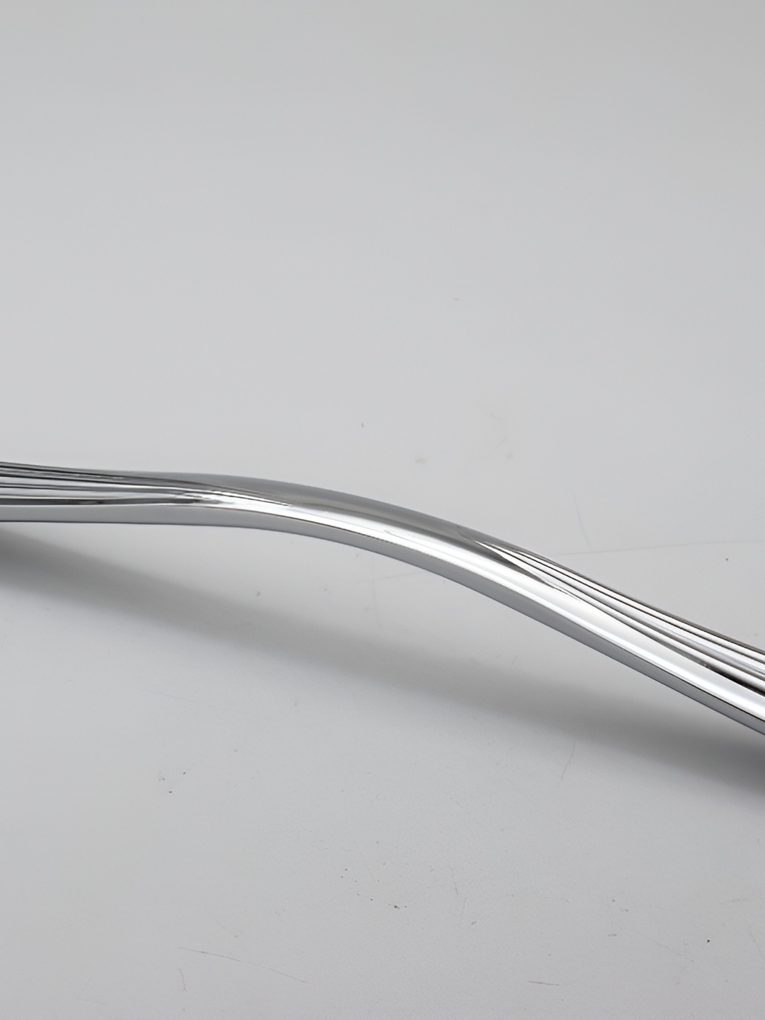 

Rab Silver Toned Stainless Steel Glossy Finish Door Handle, Grey