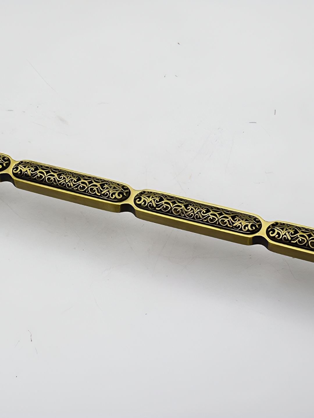 

Rab GoldToned and Black Rustproof Matte Finish Zinc Door Handle, Gold
