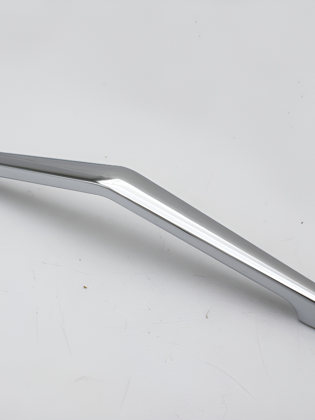Rab Silver Toned Glossy Finish Zinc Door Handle