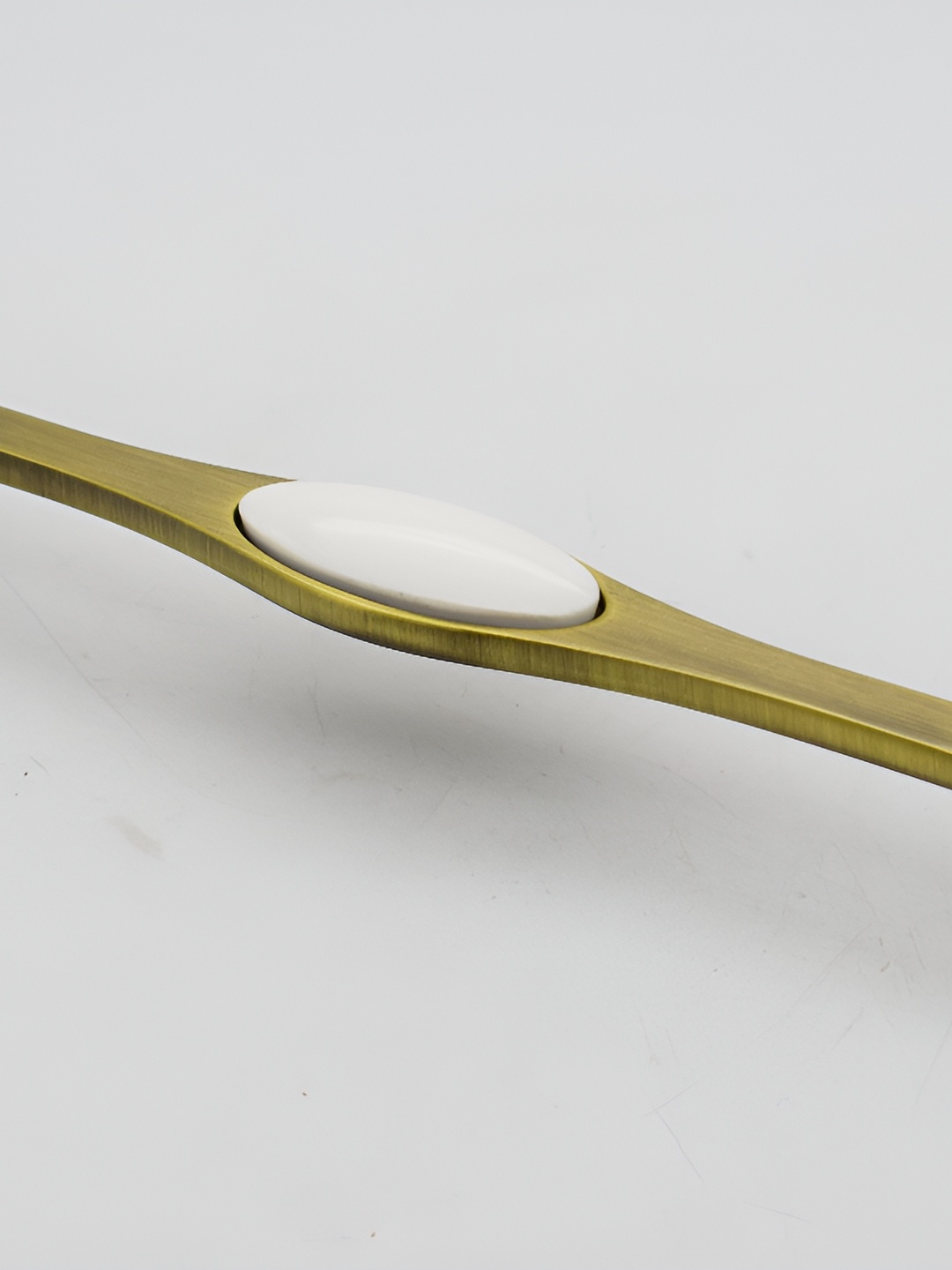 

Rab Yellow & White Matte Finish Drawer Handle, Gold