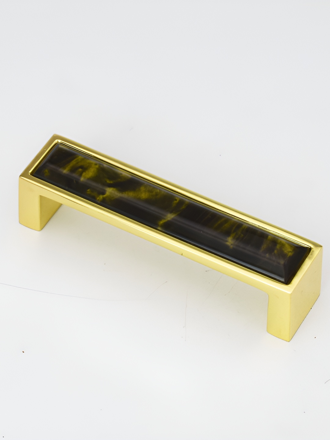 

Rab Black Glossy Finish Drawer Handle, Gold