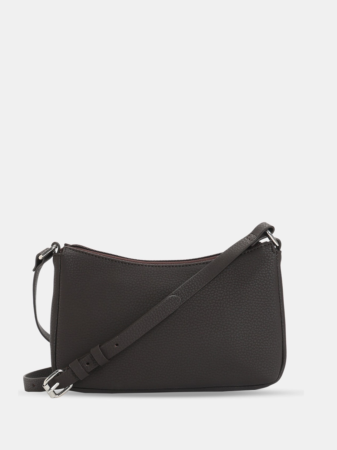 

Vero Moda Textured Structured Sling Bag, Brown