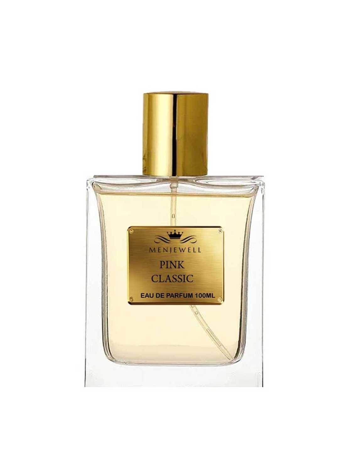 

Menjewell Women Pink Classic Long Lasting Eau De Parfum - 100 ml, Gold