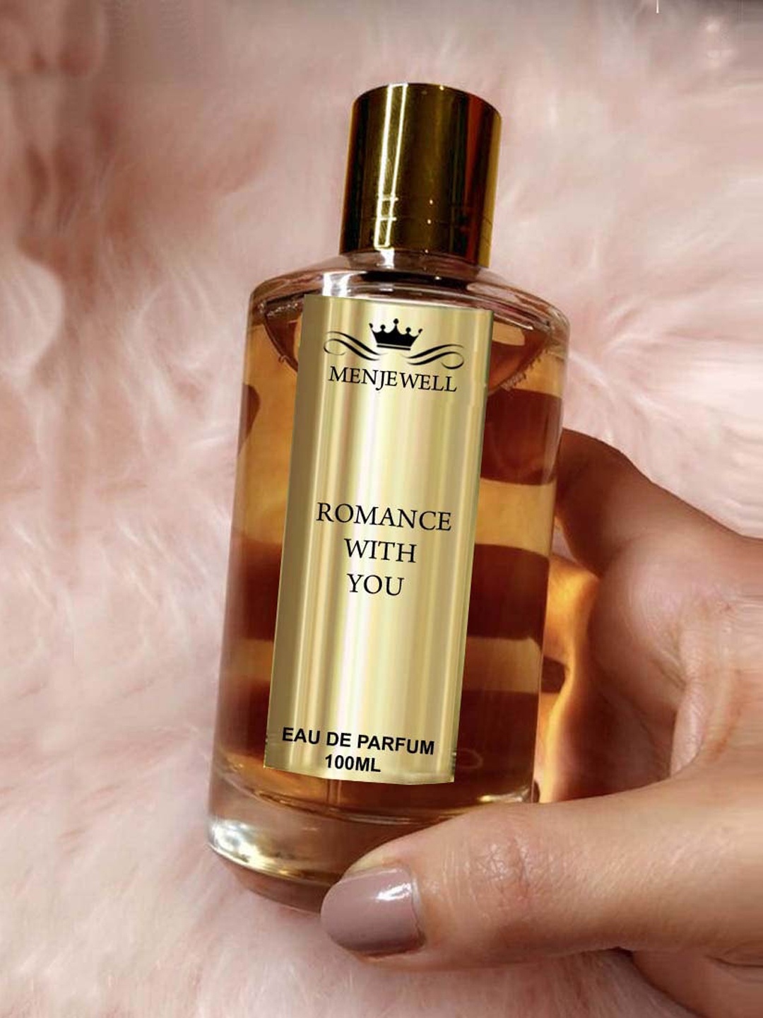 

Menjewell Women Romance With You Long Lasting Eau De Parfum - 100 ml, Gold