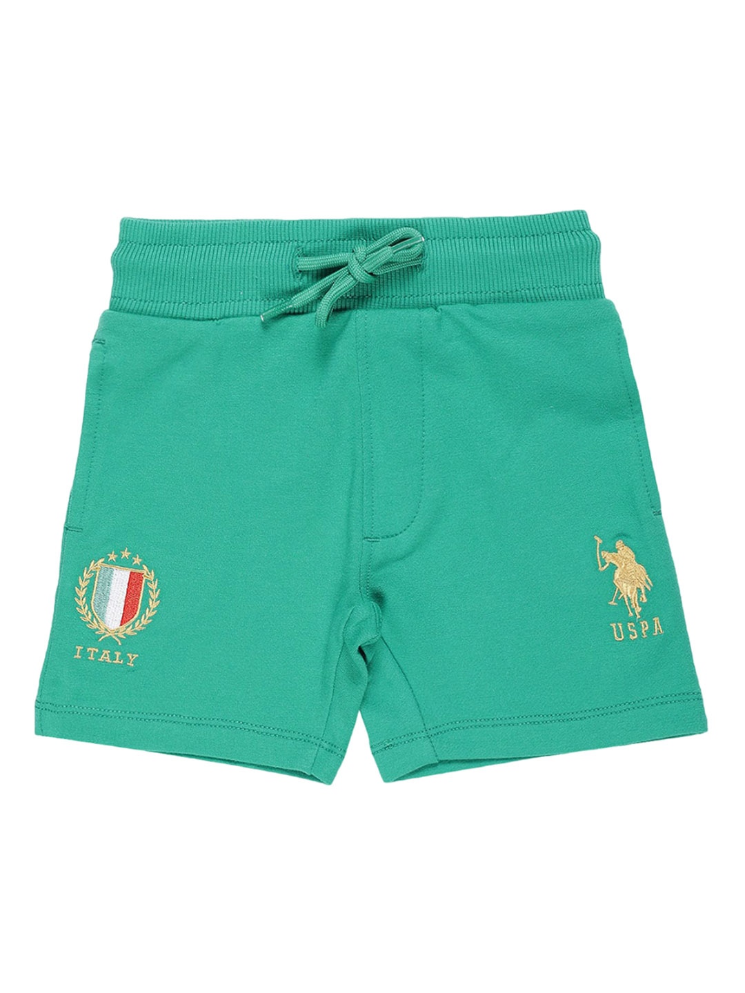 

U.S. Polo Assn. Kids Boys Mid Rise Shorts, Green
