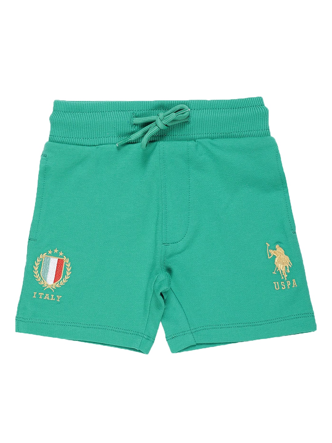 

U.S. Polo Assn. Kids Boys Mid Rise Shorts, Green