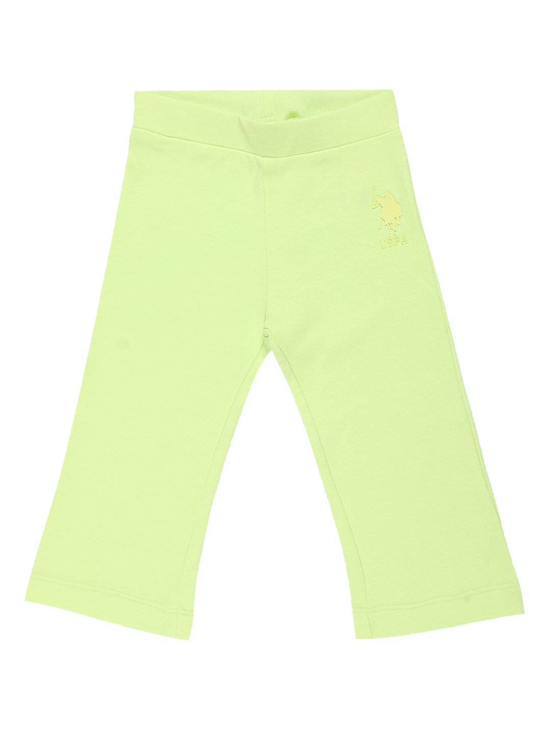 

U.S. Polo Assn. Kids Girls Pure Cotton Track Pants, Green