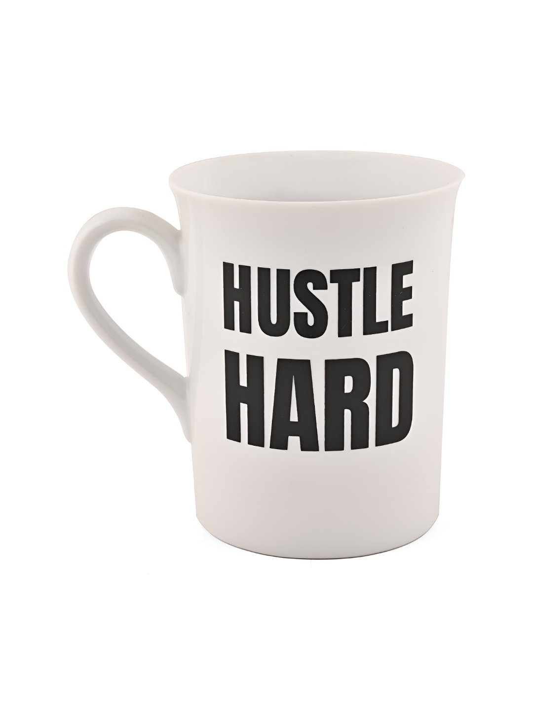 

Hitkari White & Black 2 Pieces Text or Slogans Printed Glossy Mugs