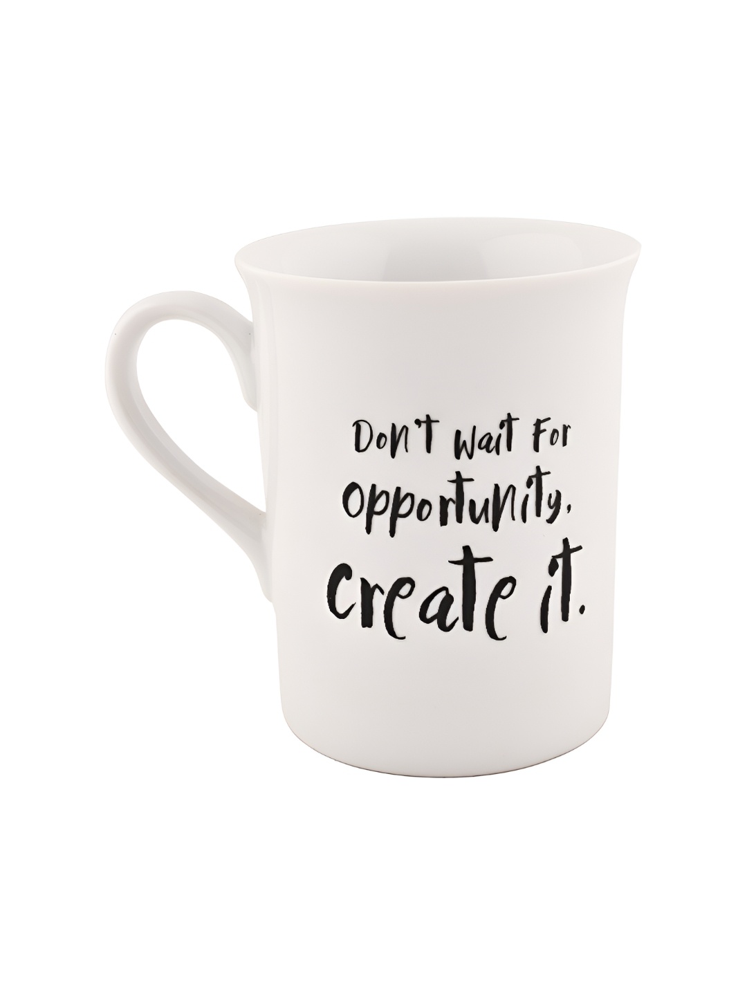 

Hitkari White & Black 2 Pieces Text or Slogans Printed Glossy Mugs