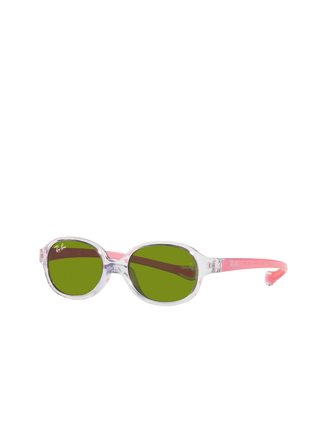 

Ray-Ban Junior Kids Oval Sunglasses with UV Protected Lens 8056597464857, Green