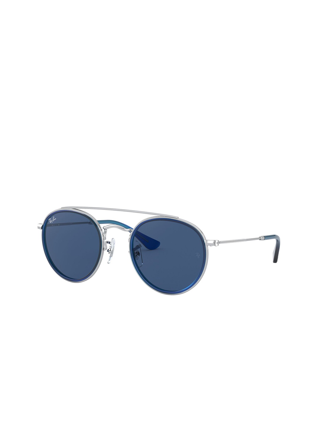 

Ray-Ban Junior Kids Oval Sunglasses with UV Protected Lens 8056597175241, Blue