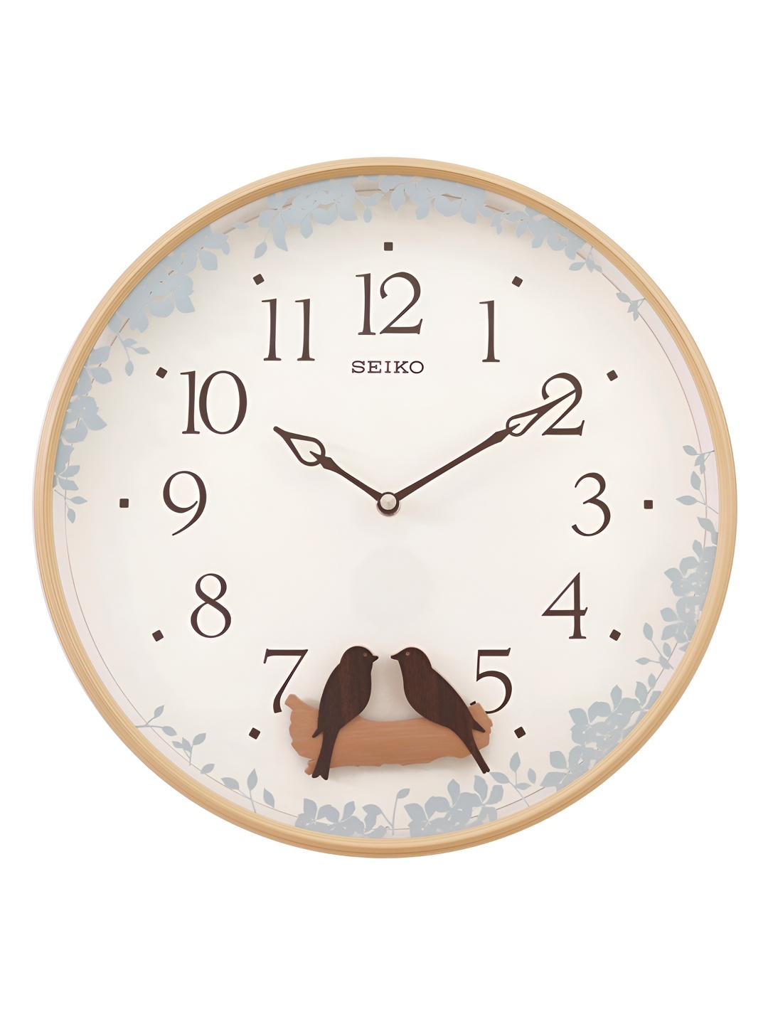 

SEIKO Cream Printed Traditional Wall Clock