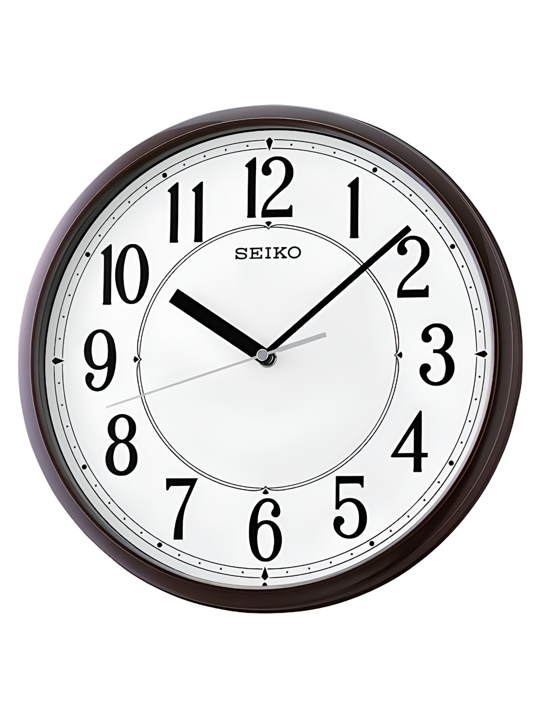 

SEIKO Brown & White Traditional Wall Clock