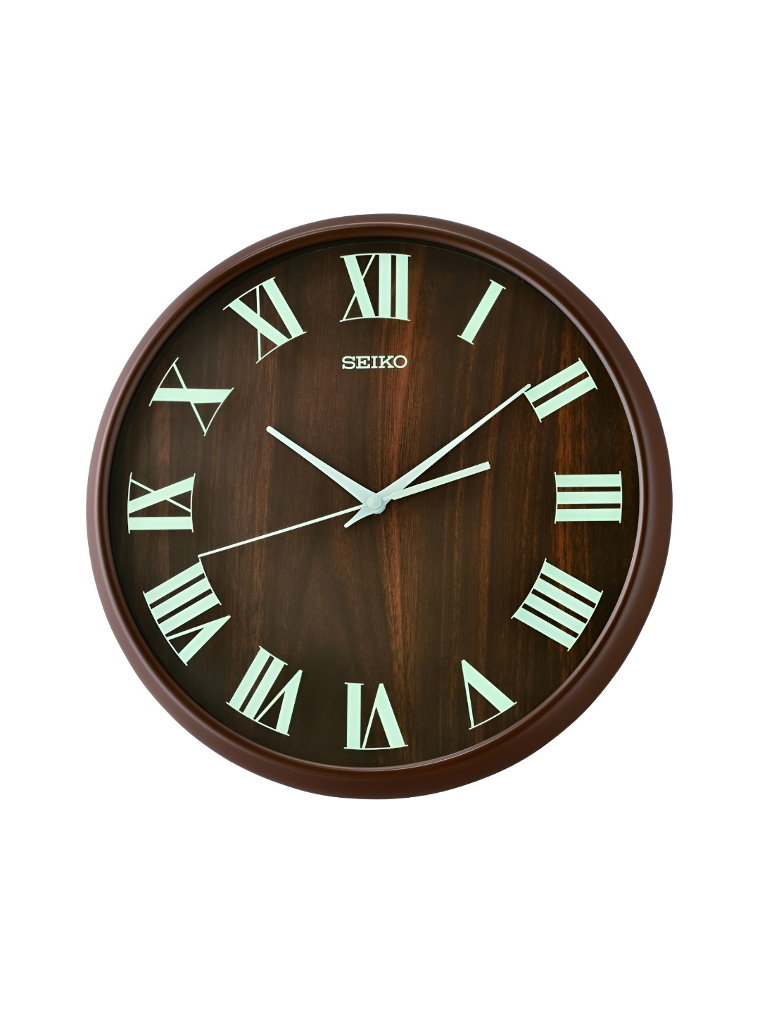 

SEIKO Brown & Green Round Shaped Traditional Wall Clock