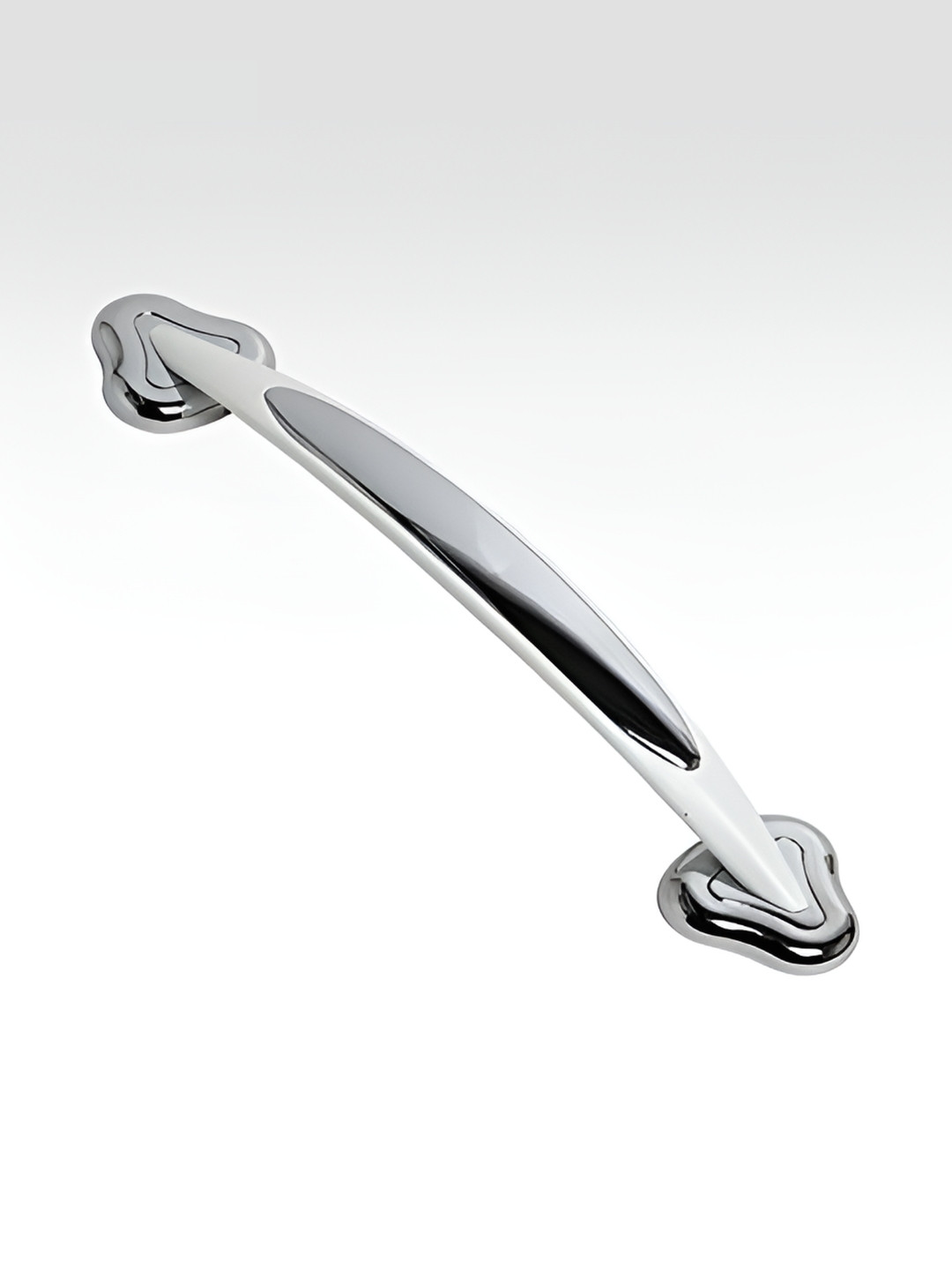 

Rab White Matte Finish Door Handle, Steel