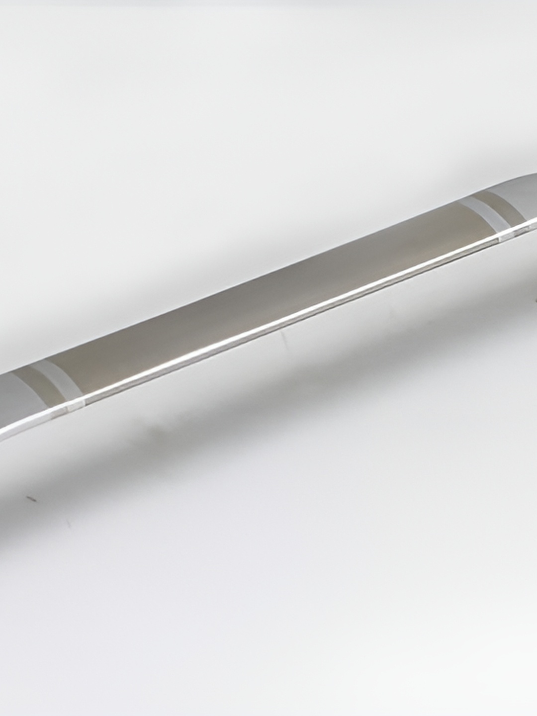

Rab Silver Toned & Beige Matte Finished Door Handle