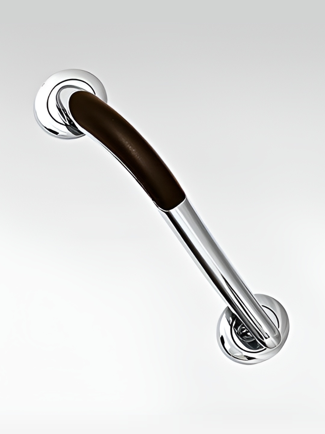 

Rab Silver Toned & Brown Glossy Finish Zinc Door Handle
