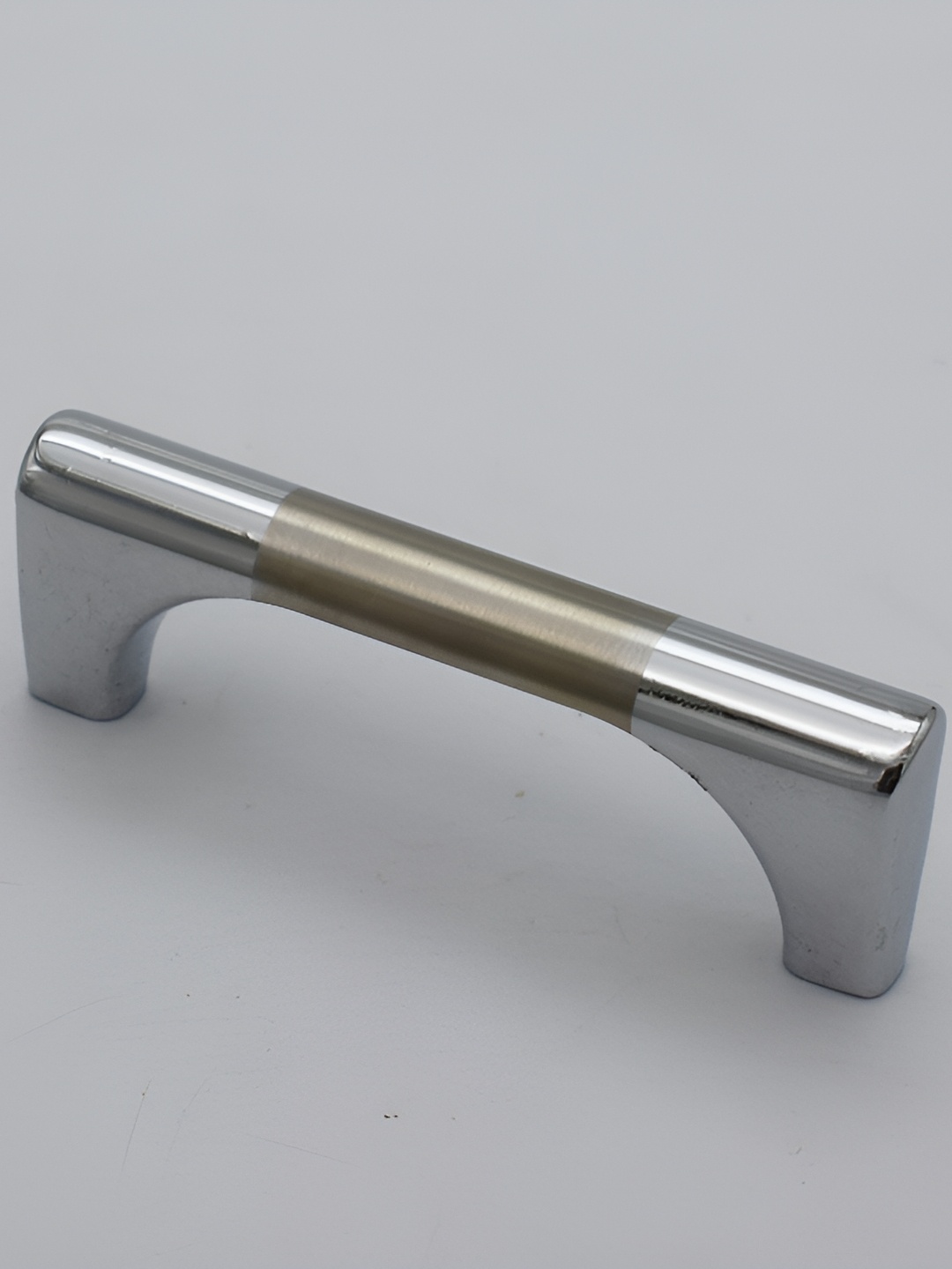 

Rab Silver Toned & Beige Matte Finished Door Handle