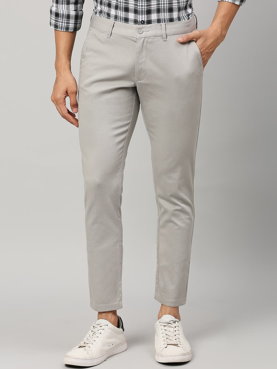 

Basics Men Tapered Fit Cotton Chinos, Beige