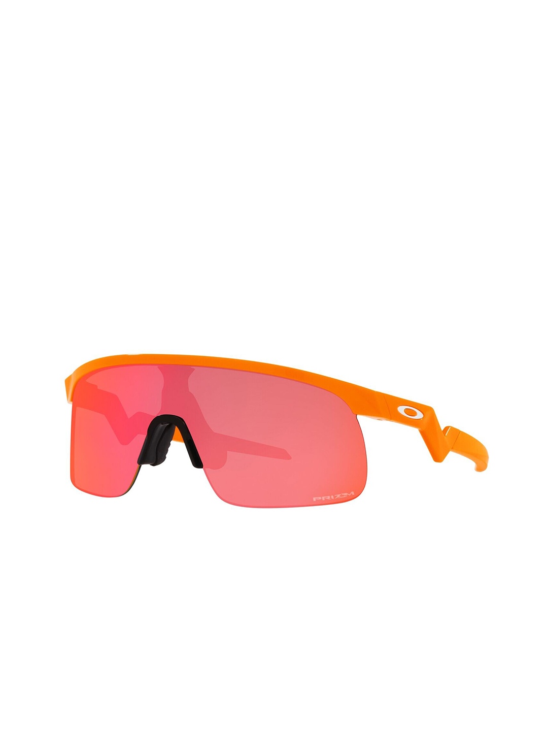 

Oakley Junior Boys Rectangle Sunglasses with UV Protected Lens 888392590312, Red