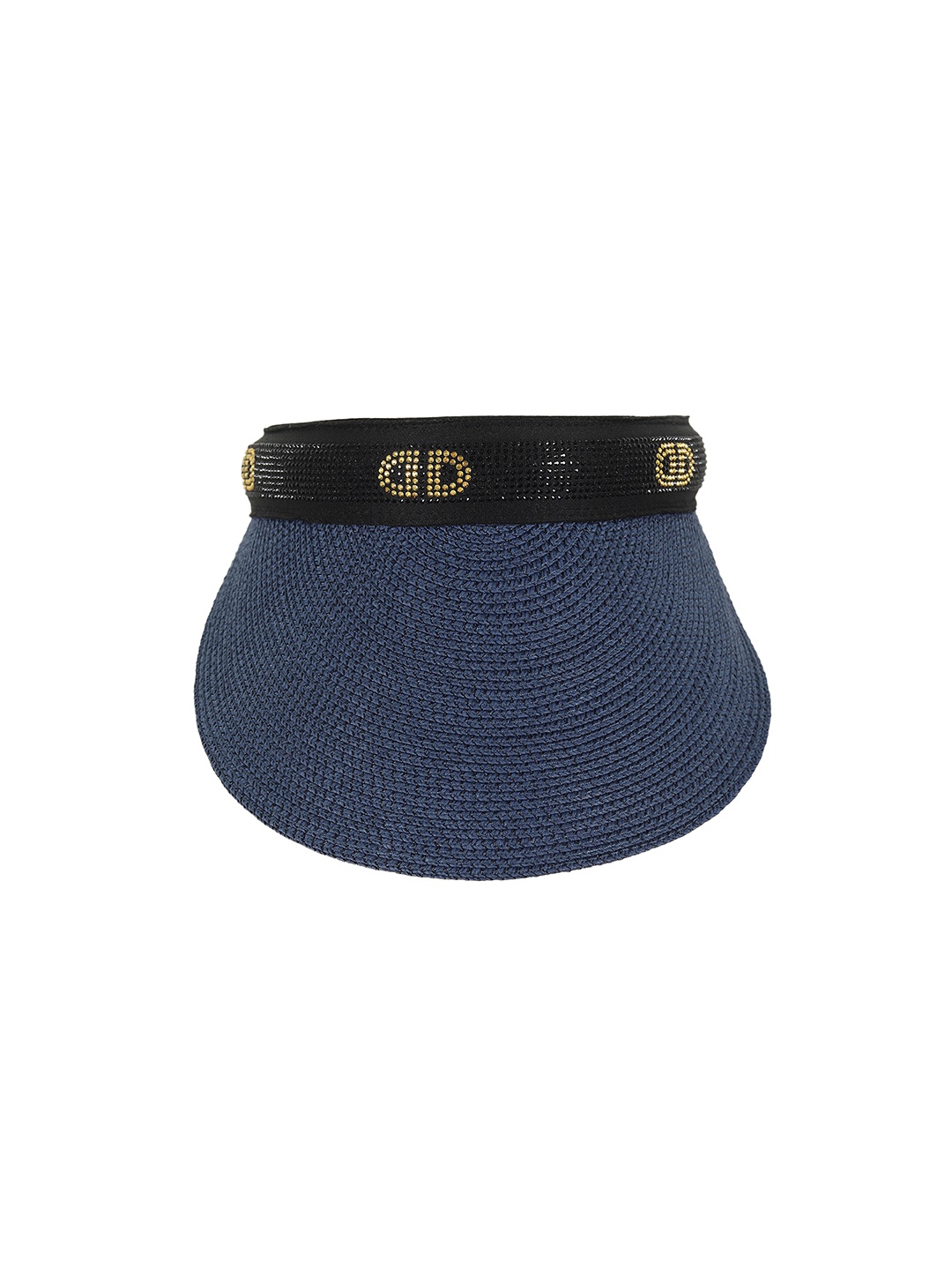 

FabSeasons Women Self Design Visor Cap, Navy blue