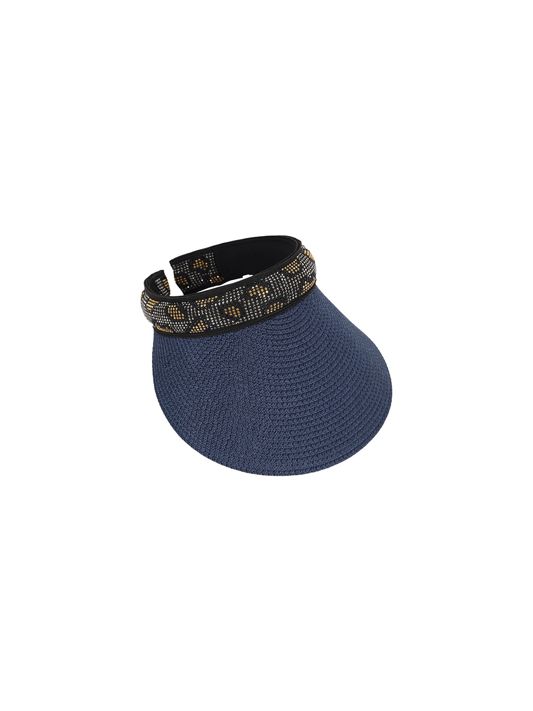 

FabSeasons Women Self Designed Visor Cap, Blue