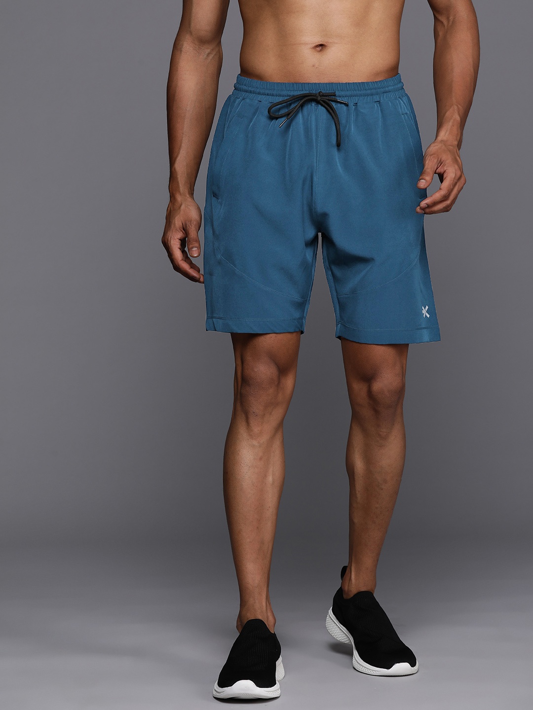 

HRX by Hrithik Roshan Men Rapid-Dry Sports Shorts, Blue