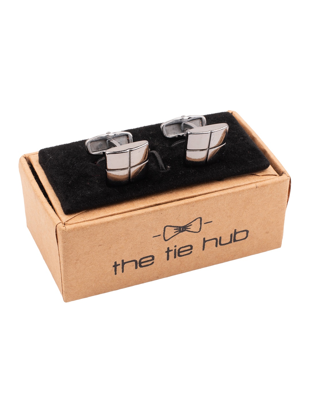 

The Tie Hub Silver-Plated Square Cufflinks