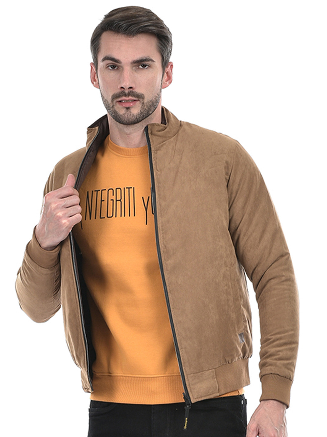

Integriti Reversible Bomber Jacket, Brown