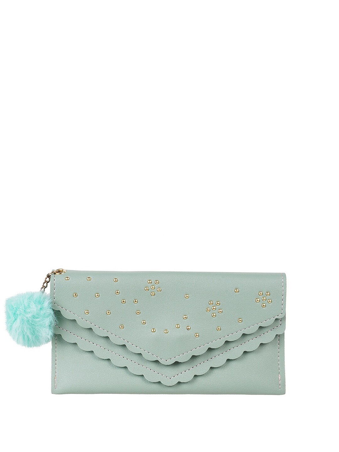 

WALKWAY by Metro Women Textured Envelope Wallet, Green