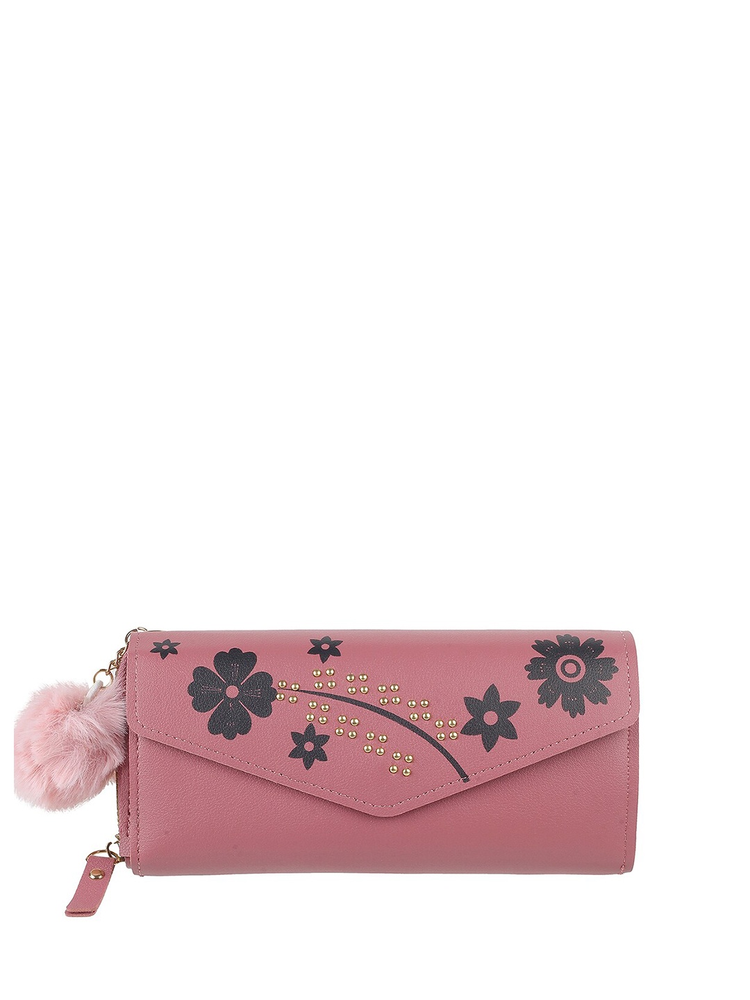 

WALKWAY by Metro Women Floral Printed Zip Around Wallet, Pink