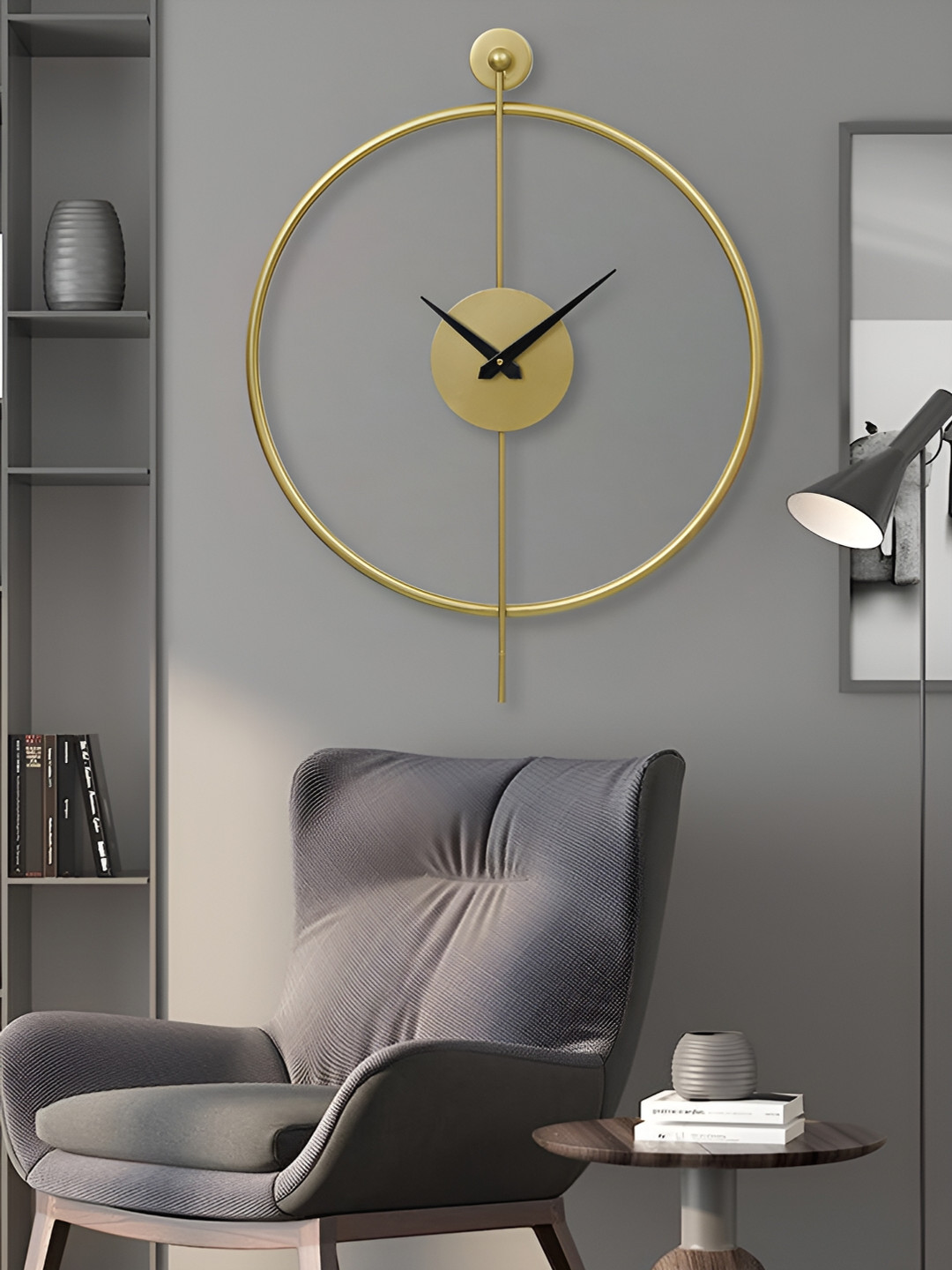 

Craft Smith Gold Toned Round Analogue Contemporary Wall Clock