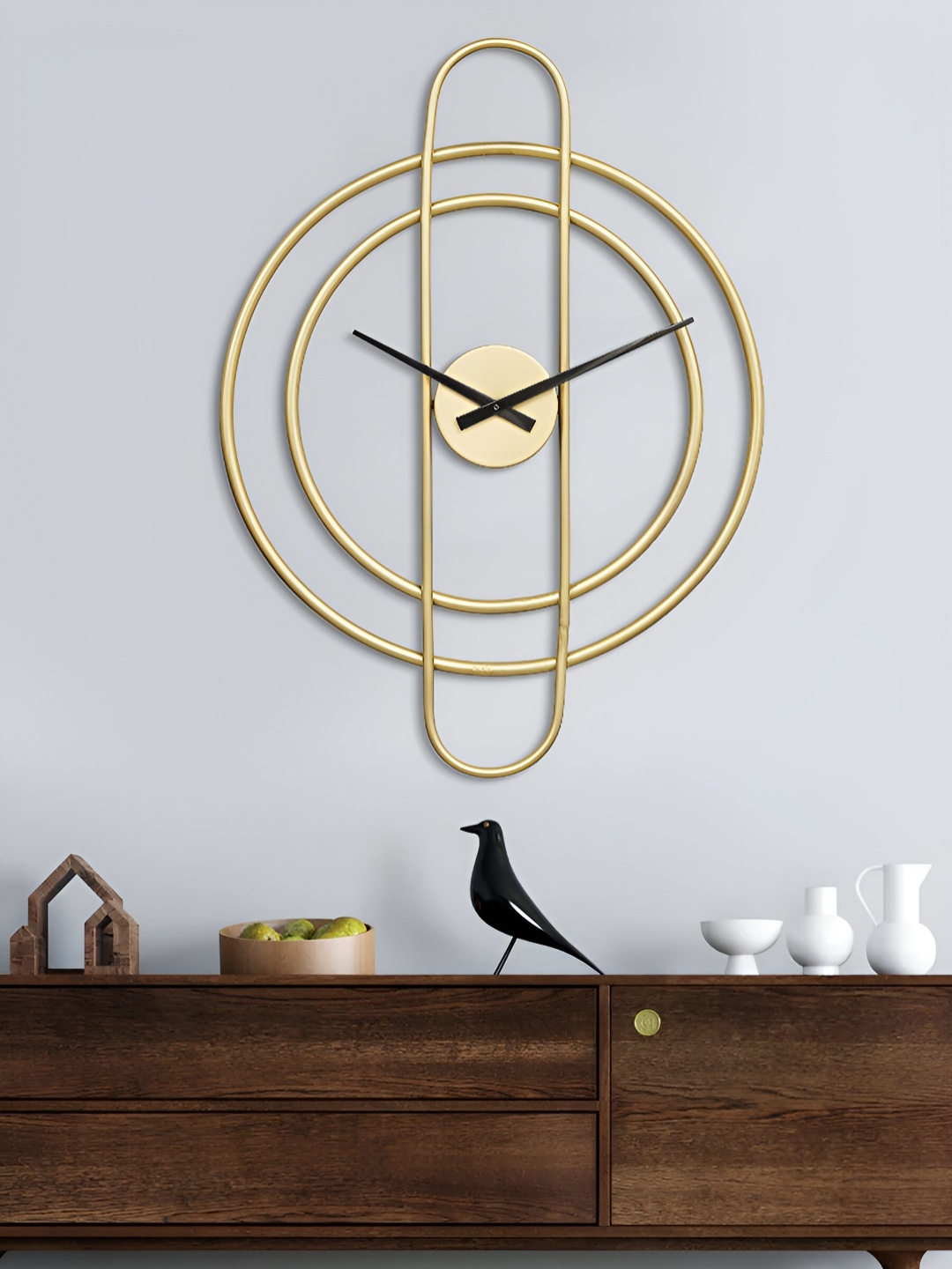 

Craft Smith Gold Toned Textured Contemporary Wall Clock