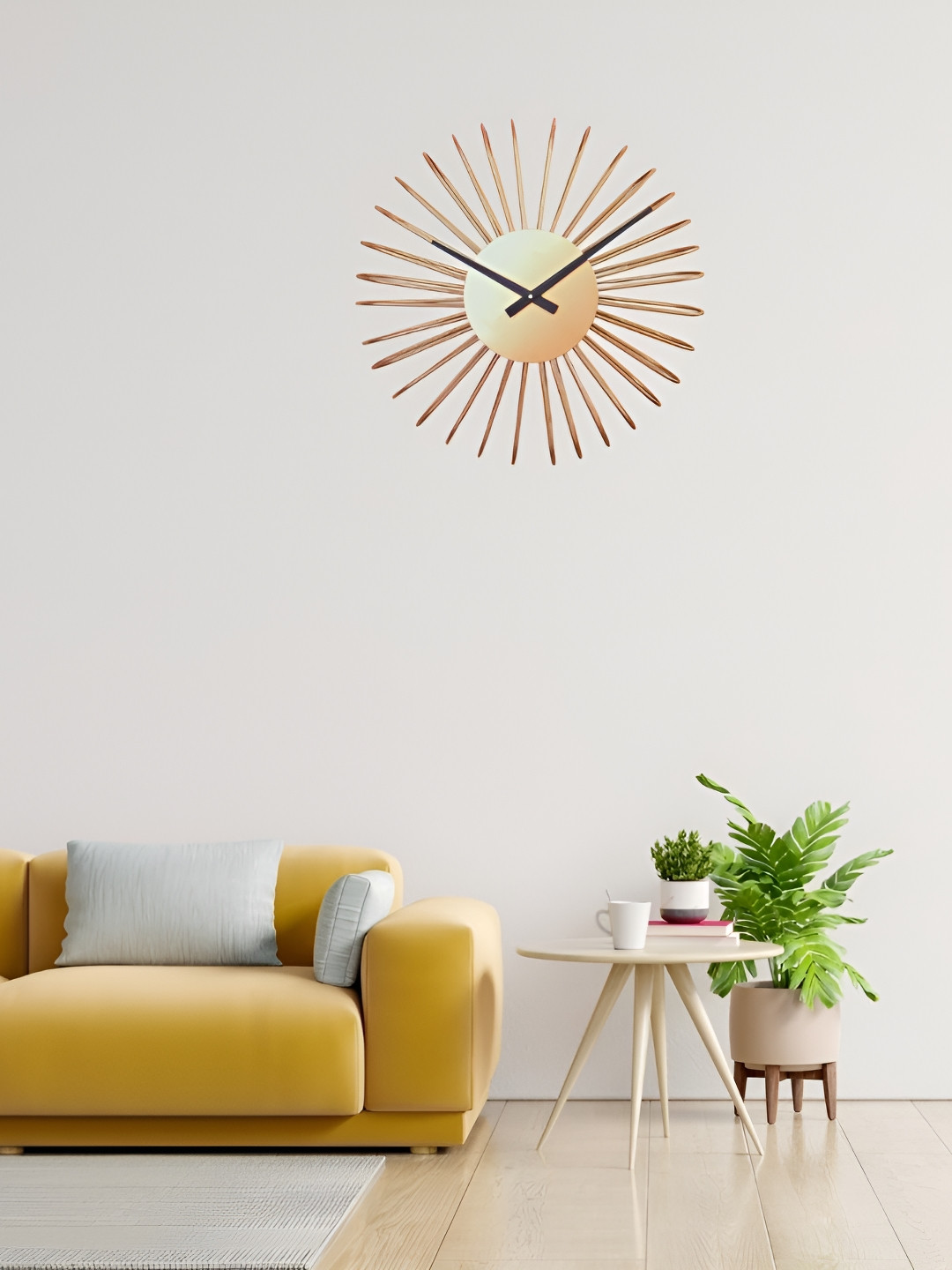 

Craft Smith Copper Toned & Black Textured Geometric Contemporary Wall Clock