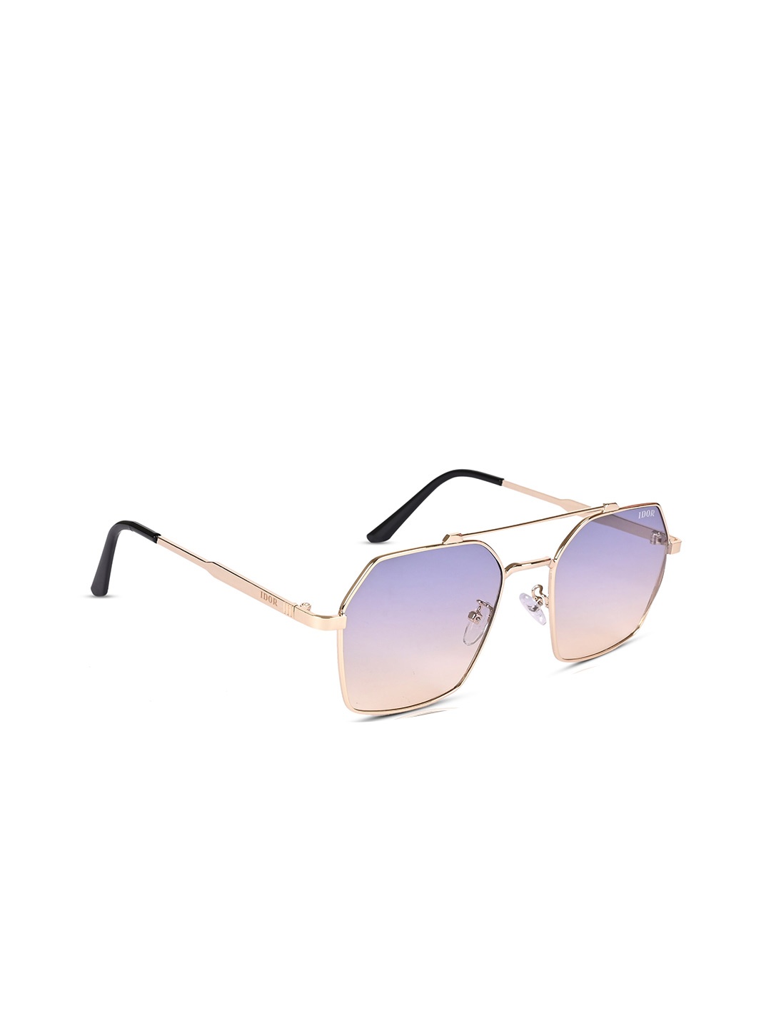 IDOR Unisex Oversized Sunglasses with UV Protected Lens 2284-C3, Blue