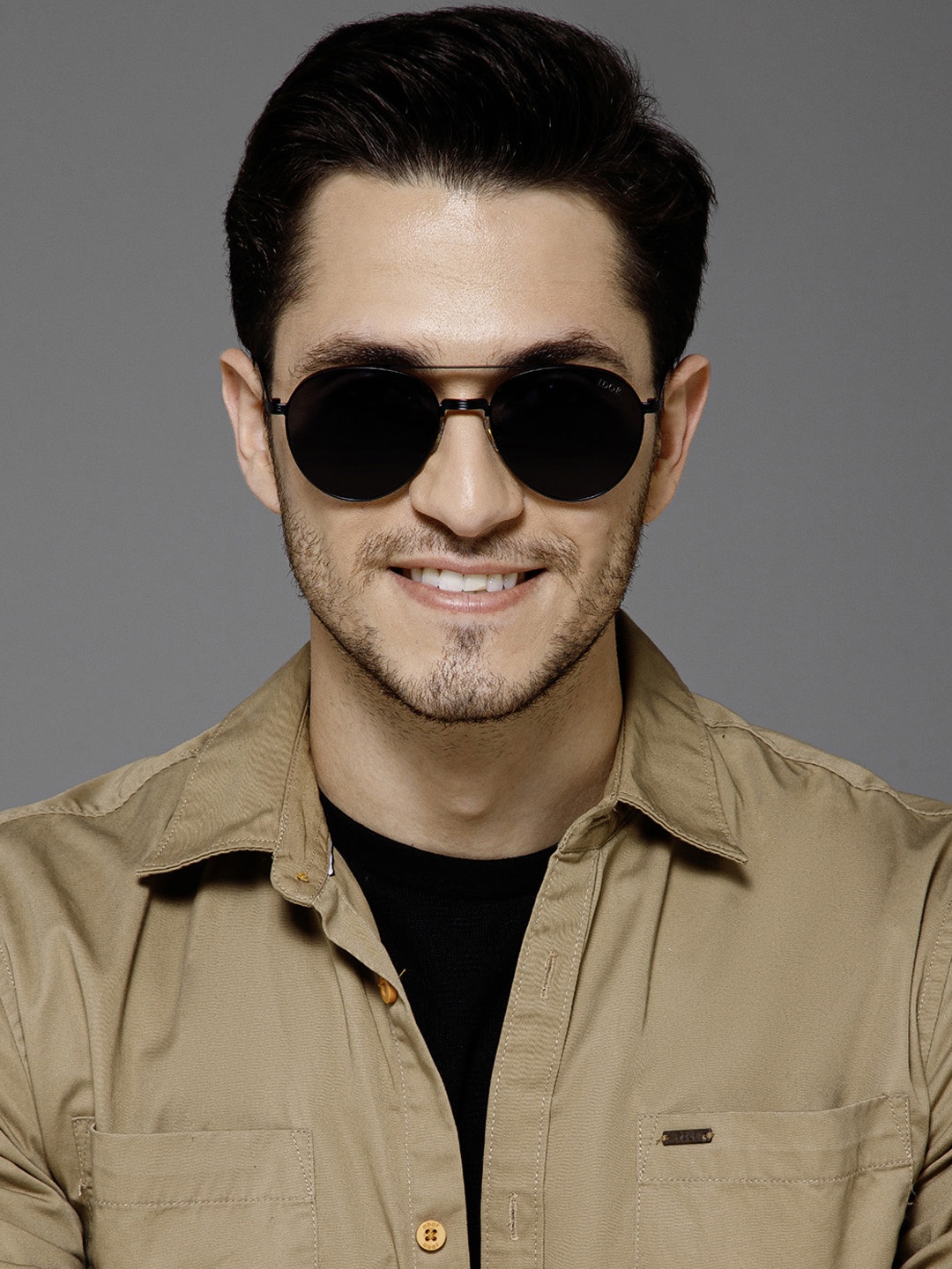 

IDOR Unisex Aviator Sunglasses with UV Protected Lens 216-SLV-BLU, Blue