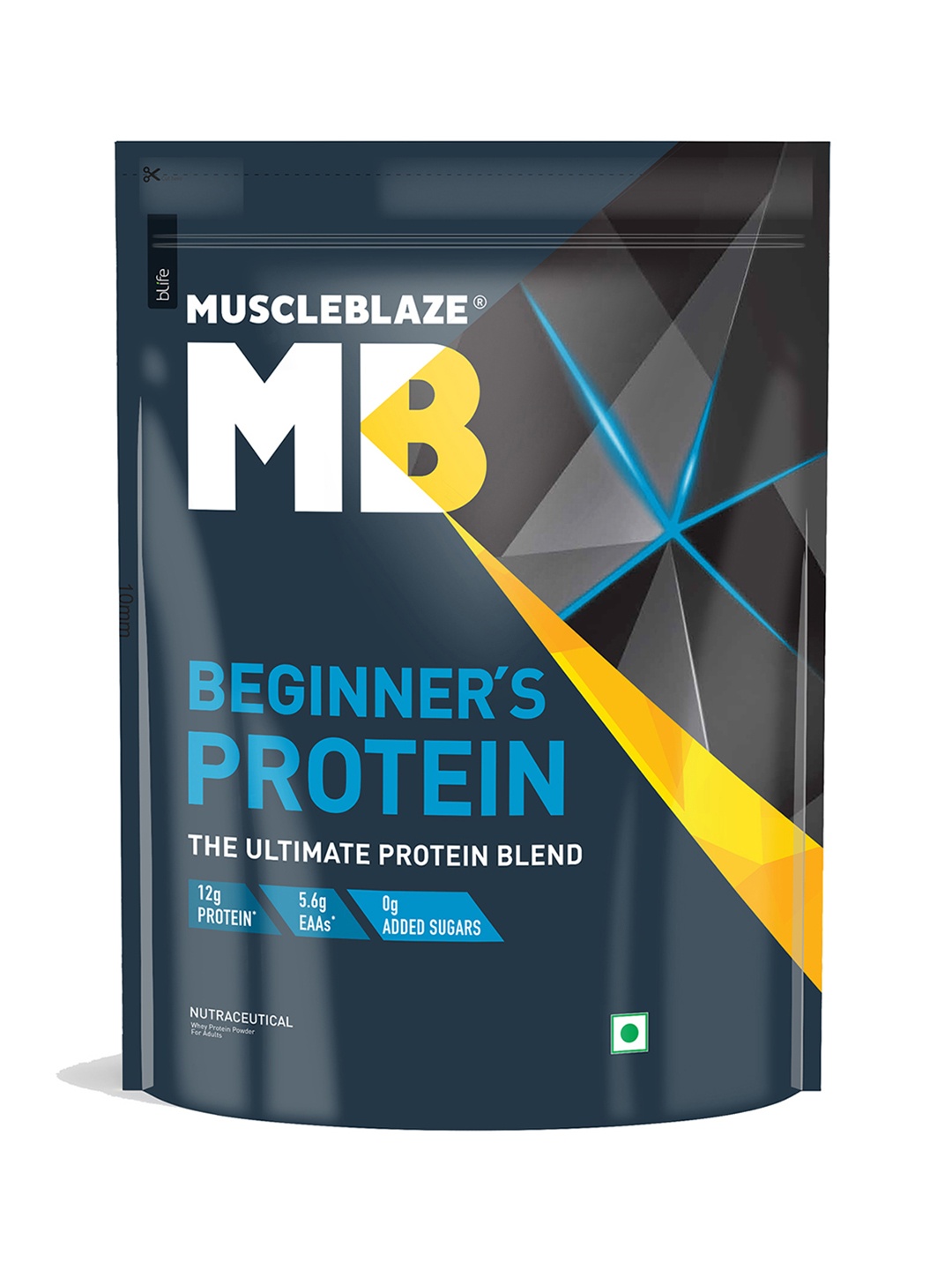 

MuscleBlaze Beginner's Whey Protein Chocolate-2 kg, Brown