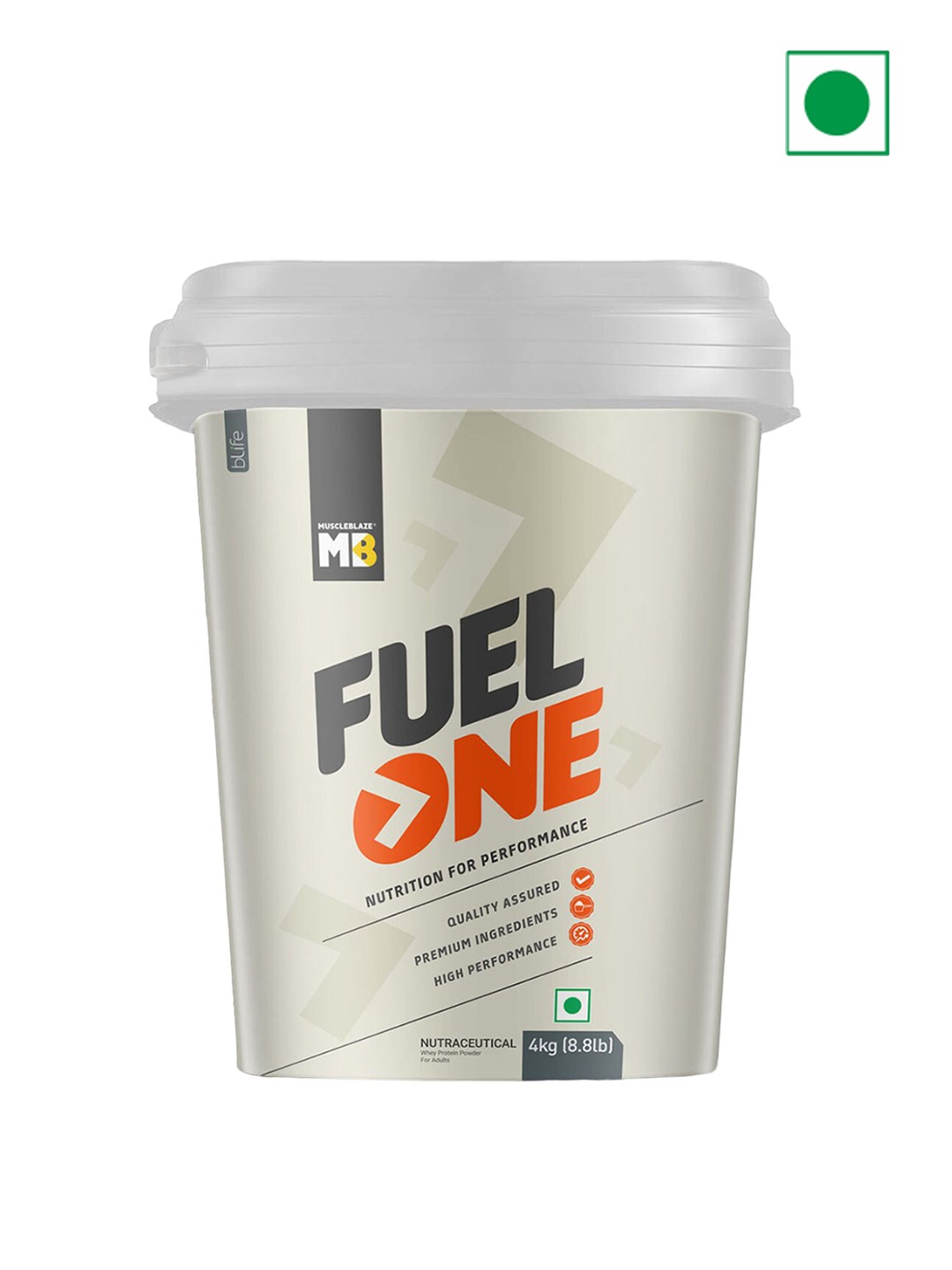 

MuscleBlaze Fuel One Whey Protein- 4 kg, Brown