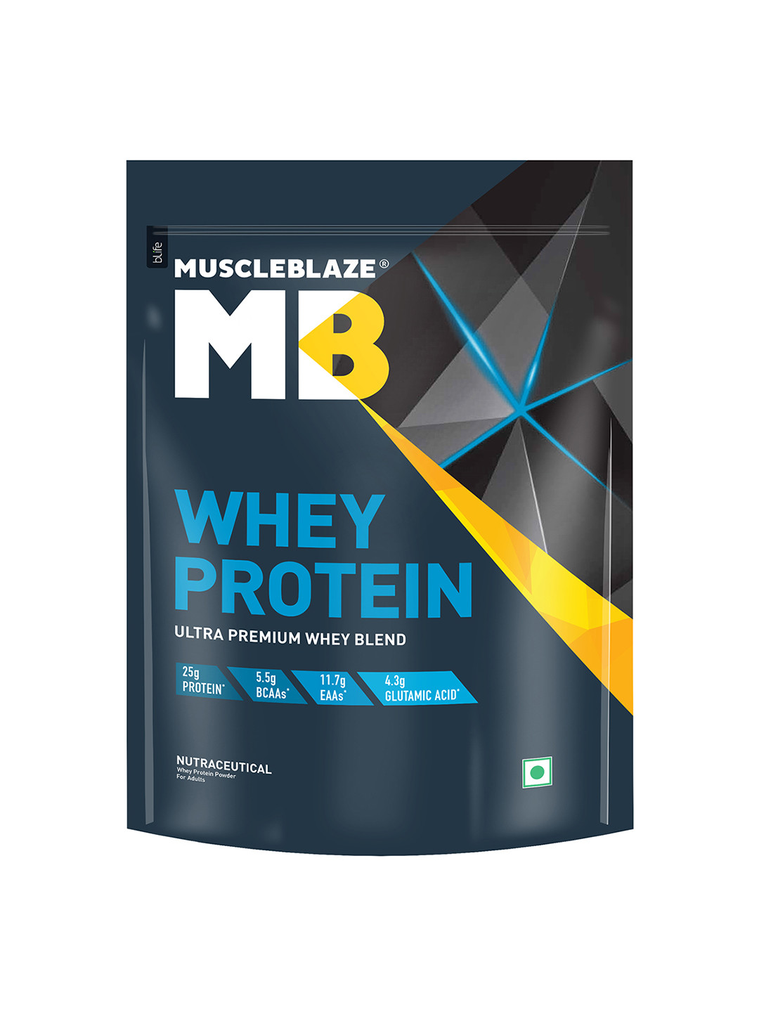 

MuscleBlaze 100% Whey Protein Cookies & Cream-1Kg, Black