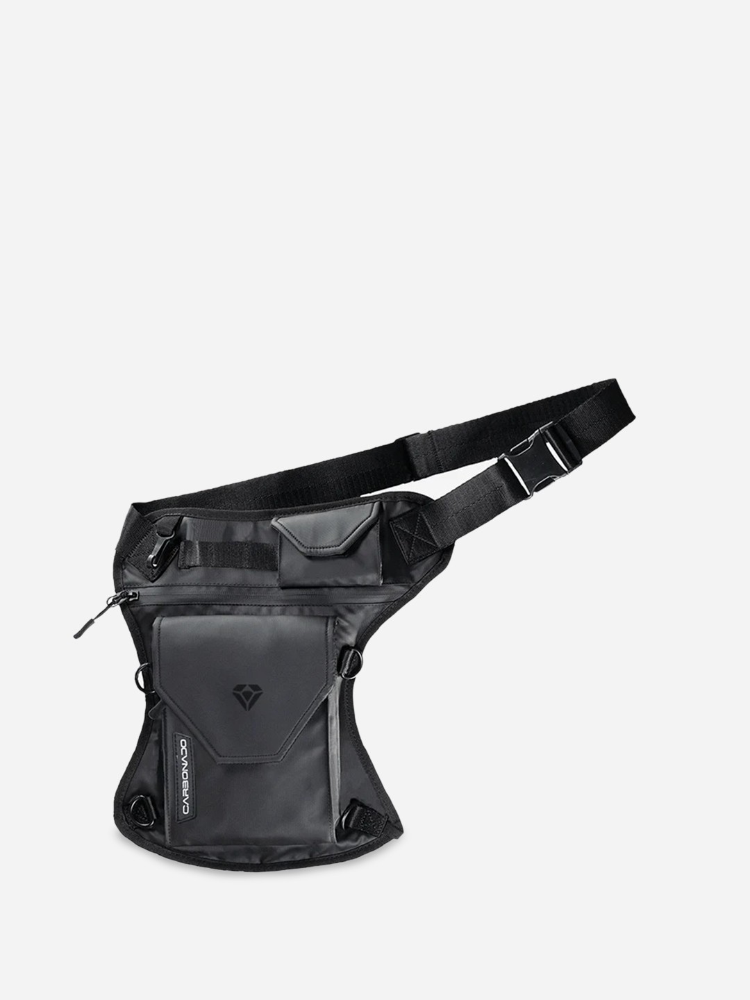 

Carbonado Unisex Water Repellent Hip Cross Waist Pouch, Black