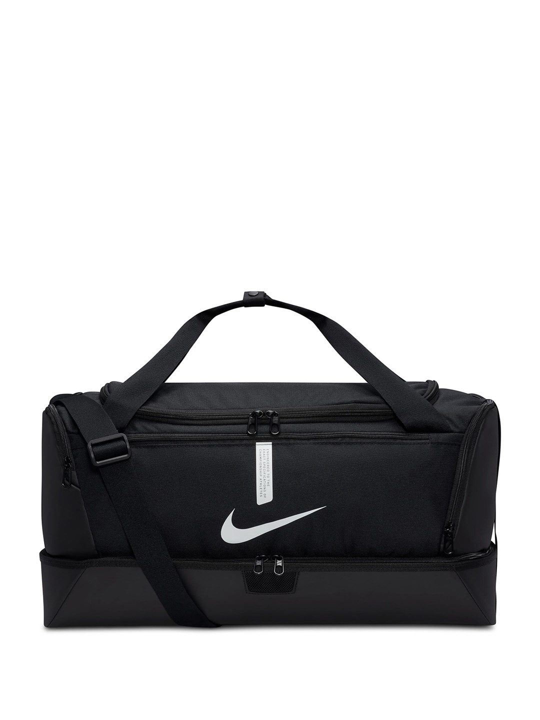 

Nike Academy Team Football Hard-Case Duffel Bag (Medium, 37L), Black