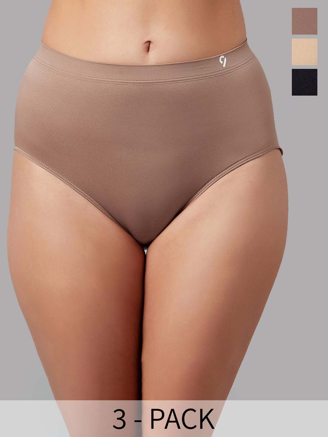 

C9 AIRWEAR Pack Of 3 Mid-Rise Seamless Hipster Briefs, Assorted